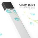Blue Watercolor Olive Branch - Premium Decal Protective Skin-Wrap Sticker compatible with the Juul Labs vaping device