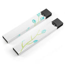 Blue Watercolor Olive Branch - Premium Decal Protective Skin-Wrap Sticker compatible with the Juul Labs vaping device