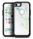 Blue Watercolor Olive Branch - iPhone 7 or 8 OtterBox Case & Skin Kits
