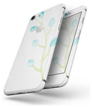 Blue Watercolor Olive Branch - Skin-kit for the iPhone 8 or 8 Plus