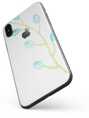 Blue Watercolor Olive Branch - iPhone X Skin-Kit