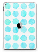 Blue Watercolor Polka Dots - iPad Pro 97 - View 3.jpg