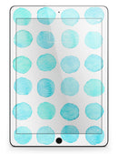Blue Watercolor Polka Dots - iPad Pro 97 - View 6.jpg
