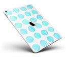 Blue Watercolor Polka Dots - iPad Pro 97 - View 1.jpg