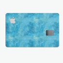 Blue Watercolor Polka Dots - Premium Protective Decal Skin-Kit for the Apple Credit Card