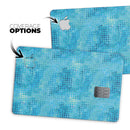 Blue Watercolor Polka Dots - Premium Protective Decal Skin-Kit for the Apple Credit Card