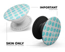 Blue Watercolor Polka Dots - Skin Kit for PopSockets and other Smartphone Extendable Grips & Stands