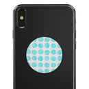 Blue Watercolor Polka Dots - Skin Kit for PopSockets and other Smartphone Extendable Grips & Stands