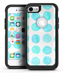Blue Watercolor Polka Dots - iPhone 7 or 8 OtterBox Case & Skin Kits