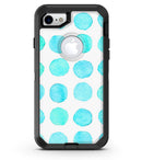 Blue Watercolor Polka Dots - iPhone 7 or 8 OtterBox Case & Skin Kits