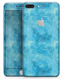 Blue Watercolor Polka Dots - Skin-kit for the iPhone 8 or 8 Plus