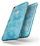 Blue Watercolor Polka Dots - Skin-kit for the iPhone 8 or 8 Plus