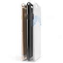 Blue Watercolor Ribbon iPhone 6/6s or 6/6s Plus 2-Piece Hybrid INK-Fuzed Case