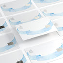 Blue Watercolor Ribbon - Premium Protective Decal Skin-Kit for the Apple Credit Card