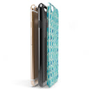 Blue Watercolor Ring Pattern iPhone 6/6s or 6/6s Plus 2-Piece Hybrid INK-Fuzed Case