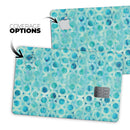 Blue Watercolor Ring Pattern - Premium Protective Decal Skin-Kit for the Apple Credit Card