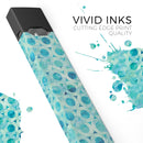 Blue Watercolor Ring Pattern - Premium Decal Protective Skin-Wrap Sticker compatible with the Juul Labs vaping device