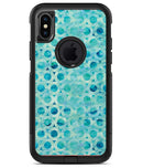 Blue Watercolor Ring Pattern - iPhone X OtterBox Case & Skin Kits