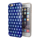 Blue Watercolor Stars iPhone 6/6s or 6/6s Plus 2-Piece Hybrid INK-Fuzed Case