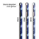 Blue Watercolor Stars iPhone 6/6s or 6/6s Plus 2-Piece Hybrid INK-Fuzed Case