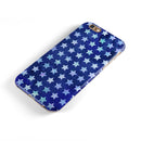 Blue Watercolor Stars iPhone 6/6s or 6/6s Plus 2-Piece Hybrid INK-Fuzed Case