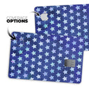 Blue Watercolor Stars - Premium Protective Decal Skin-Kit for the Apple Credit Card