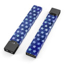 Blue Watercolor Stars - Premium Decal Protective Skin-Wrap Sticker compatible with the Juul Labs vaping device
