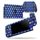 Blue Watercolor Stars - Skin Wrap Decal for Nintendo Switch Lite Console & Dock - 3DS XL - 2DS - Pro - DSi - Wii - Joy-Con Gaming Controller