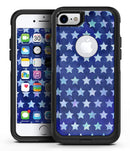 Blue Watercolor Stars - iPhone 7 or 8 OtterBox Case & Skin Kits