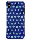 Blue Watercolor Stars - iPhone X Clipit Case