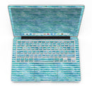 Blue Watercolor Stripes - MacBook Pro with Retina Display Full-Coverage Skin Kit