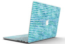 Blue Watercolor Stripes - MacBook Pro with Retina Display Full-Coverage Skin Kit