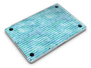 Blue Watercolor Stripes - MacBook Pro with Retina Display Full-Coverage Skin Kit