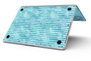 Blue Watercolor Stripes - MacBook Pro with Retina Display Full-Coverage Skin Kit
