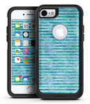 Blue Watercolor Stripes - iPhone 7 or 8 OtterBox Case & Skin Kits