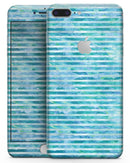 Blue Watercolor Stripes - Skin-kit for the iPhone 8 or 8 Plus