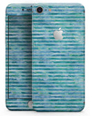 Blue Watercolor Stripes - Skin-kit for the iPhone 8 or 8 Plus