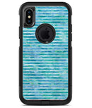 Blue Watercolor Stripes - iPhone X OtterBox Case & Skin Kits