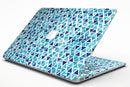 Blue Watercolor Triangle Pattern - MacBook Air Skin Kit