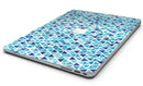 Blue Watercolor Triangle Pattern - MacBook Air Skin Kit