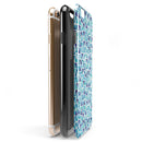 Blue Watercolor Triangle Pattern iPhone 6/6s or 6/6s Plus 2-Piece Hybrid INK-Fuzed Case