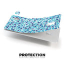 Blue Watercolor Triangle Pattern - Premium Protective Decal Skin-Kit for the Apple Credit Card