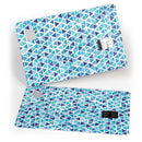 Blue Watercolor Triangle Pattern - Premium Protective Decal Skin-Kit for the Apple Credit Card