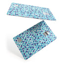 Blue Watercolor Triangle Pattern - Premium Protective Decal Skin-Kit for the Apple Credit Card