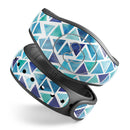 Blue Watercolor Triangle Pattern - Decal Skin Wrap Kit for the Disney Magic Band