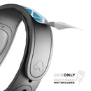 Blue Watercolor Triangle Pattern - Decal Skin Wrap Kit for the Disney Magic Band