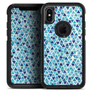 Blue Watercolor Triangle Pattern - Skin Kit for the iPhone OtterBox Cases