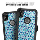 Blue Watercolor Triangle Pattern - Skin Kit for the iPhone OtterBox Cases
