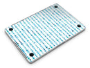 Blue Watercolor Triangle Pattern V2 - MacBook Pro with Retina Display Full-Coverage Skin Kit