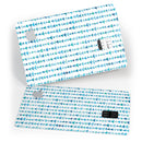 Blue Watercolor Triangle Pattern V2 - Premium Protective Decal Skin-Kit for the Apple Credit Card